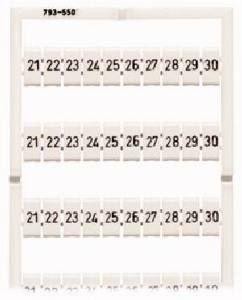  Маркировка WMB MULTI 21-30 для шир. 5-17.5мм WAGO 793-5504 