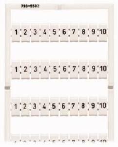  Маркировка WMB MULTI 1-10 для шир. 5-17.5мм WAGO 793-5502 