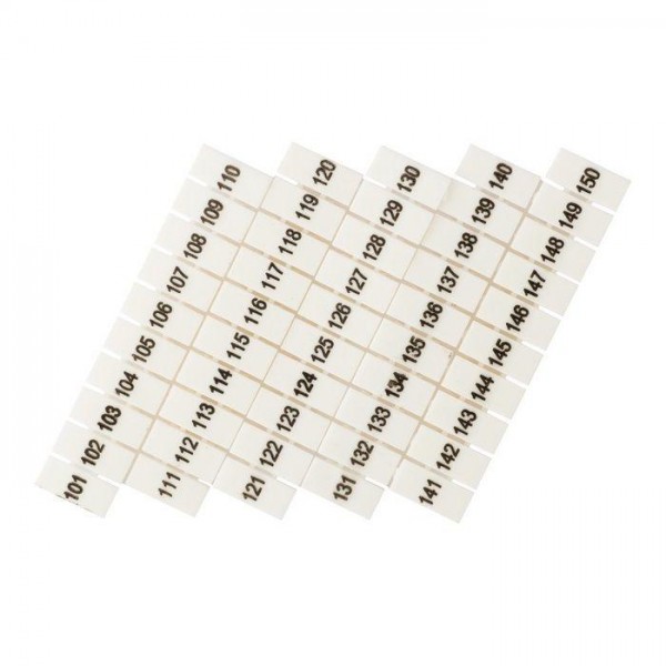  Маркеры для JXB-ST 2.5 с нумерацией 100-150 (уп.10шт) PROxima EKF zb-st-2.5-100-150 