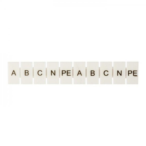  Маркеры для JXB-ST 2.5 с символами "A. B. C. N. PE" (уп.10шт) PROxima EKF zb-st-2.5-A-PE 