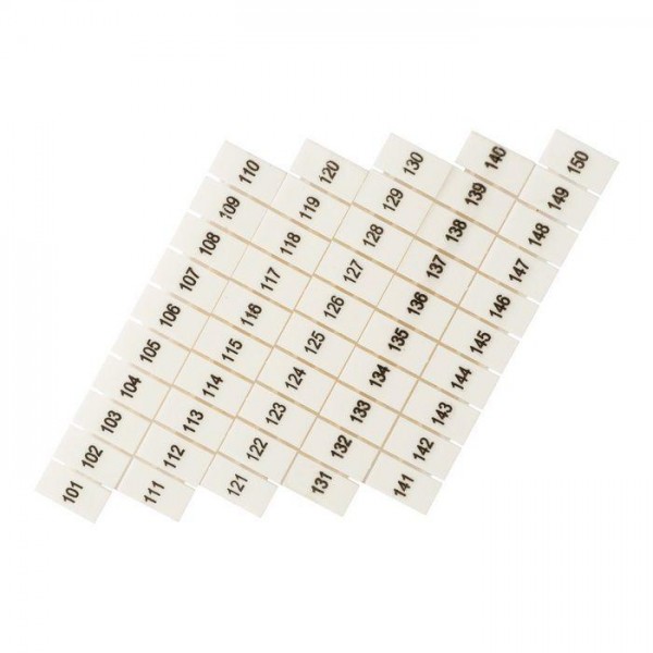  Маркеры для JXB-ST 1.5 с нумерацией 100-150 (уп.10шт) PROxima EKF zb-st-1.5-100-150 