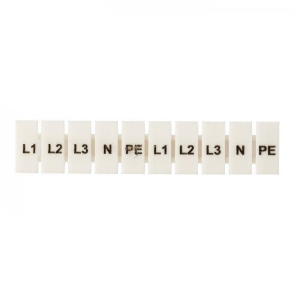  Маркеры для JXB-ST 2.5 с символами "L1. L2. L3. N. PE" (уп.10шт) PROxima EKF zb-st-2.5-L-1-3 