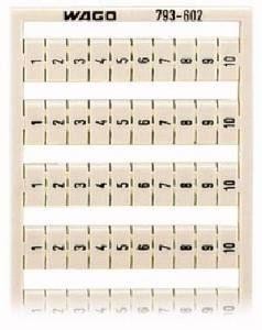  Маркировка WMB MULTI перпенд. 1-10 (уп.5шт) WAGO 793-602 