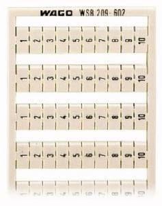  Маркировка WSB QUICK (уп.5шт) WAGO 209-602 