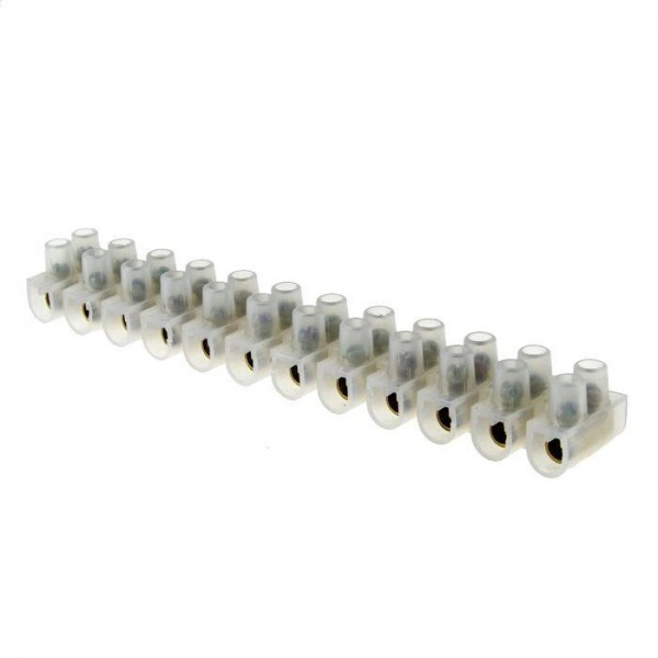  Колодка клеммная полистирол 6мм 6А EKF plc-KK-6-6 