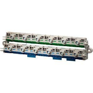  Клемма FIXCONNECT втычного исполнения для боксов KV по 12мод. PE+N 6х25кв.мм 24х4кв.мм с разделяемой шиной N KV FC 24 HENSEL 61000731 