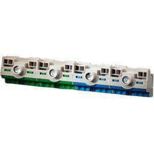  Клемма FIXCONNECT втычного исполнения для боксов KV на 9мод. PE+N 2х25кв.мм 8х4кв.мм KV FC 09 HENSEL 61000728 