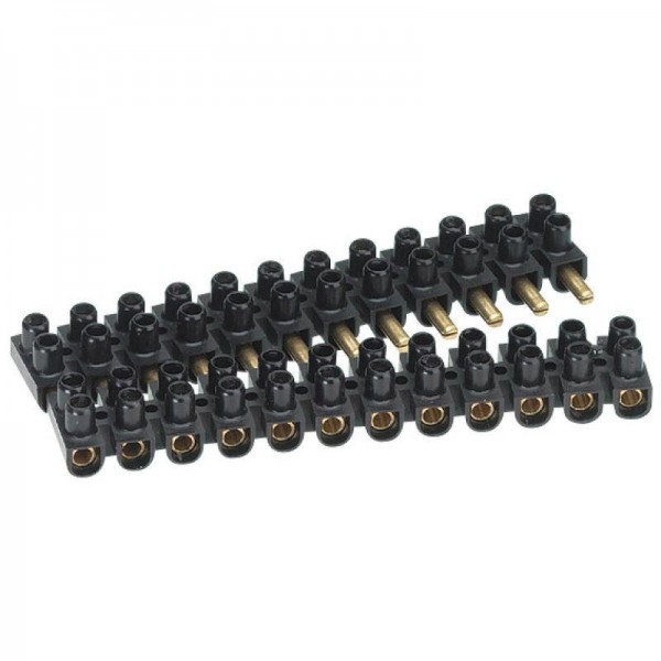  Клеммник прох. 10кв.мм Suprem черн. Leg 034254 