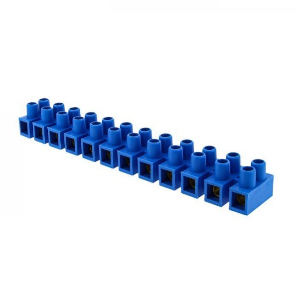  Колодка клеммная 12мм 16А полистирол син. EKF plc-KK-12-16-ps-s 