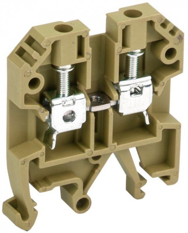  Клемма винтовая КВИ-4кв.мм желт. ИЭК YZN30-004-K05 