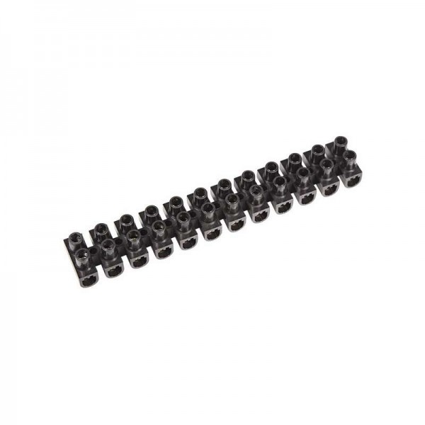  Колодка клеммная КВ-12 16А 12кв.мм PP(полипропилен) черн. Rexant 07-5012-2 