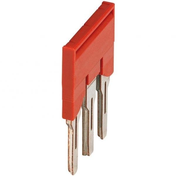  Перемычка для клемм. 3 точки подкл. для 6мм Terminal Blocks красн. SchE NSYTRAL63 