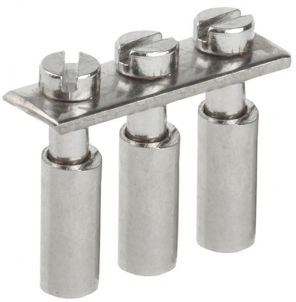  Перемычка центральная для КВИ-2.5кв.мм 3PIN ИЭК YZN30Q-002-3P 