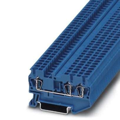  Клемма проходная ST 2.5-TWIN BU Phoenix Contact 3031254 