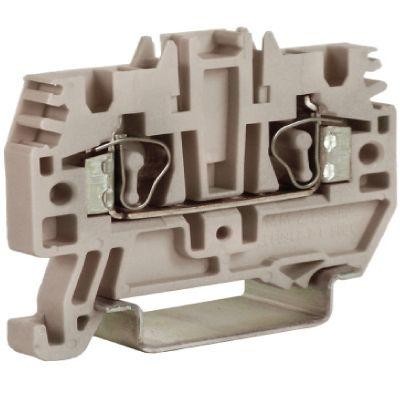  Зажим проходной HMM.2GR 2.5кв.мм сер. DKC ZHM500GR-RET 