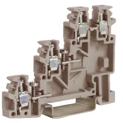  Зажим проходной TTLS.2GR 3-х уровн. 2.5кв.мм для сенсеров сер. DKC ZTL100GR 