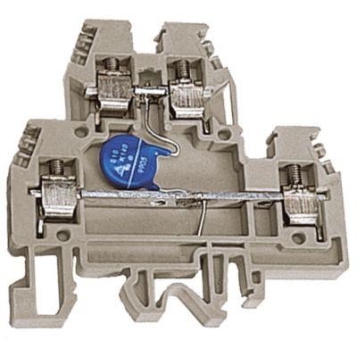  Зажим проходной DAS.4/V24GR. 2-х уровн. 4кв.мм с варистором 24В сер. DKC ZDSV024GR 
