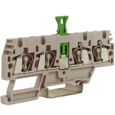  Клемма пруж. HMM.2/2+2/SGR 2.5кв.мм с размыкателем сер. DKC ZHMS10GR 