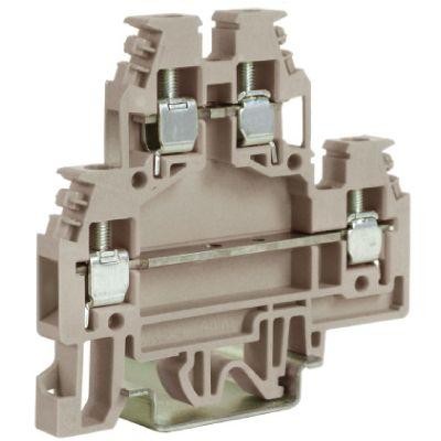  Клемма винт. DAS.4/GR 2.5кв.мм 2-х уров. сер. DKC ZDS100GR 