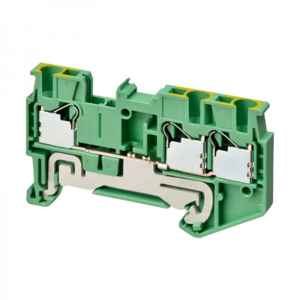  Клемма XW5GP25121 Push-in Plus 2.5кв.мм 3п 1-рядная 500В 17.5А земля Omron 676103 