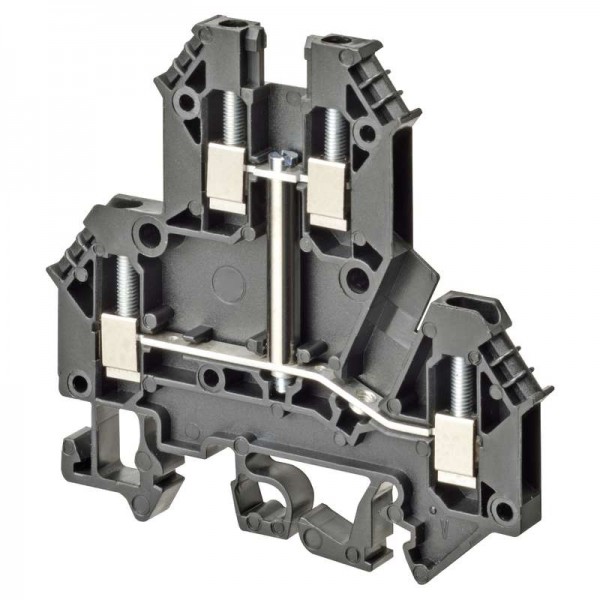  Клемма винтовая XW5TS25112V 2.5кв.мм 1п 2-х рядная 800В 24А черн. Omron 669264 