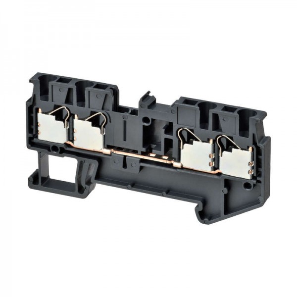  Клемма XW5TP25221 Push-in Plus 2.0кв.мм 4п 2-х рядная 1000В 179А черн. Omron 676116 