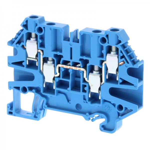 Клемма винтовая XW5TS40221BL 4.0кв.мм 3п 2-х рядная 800В 32А гол. Omron 669290 