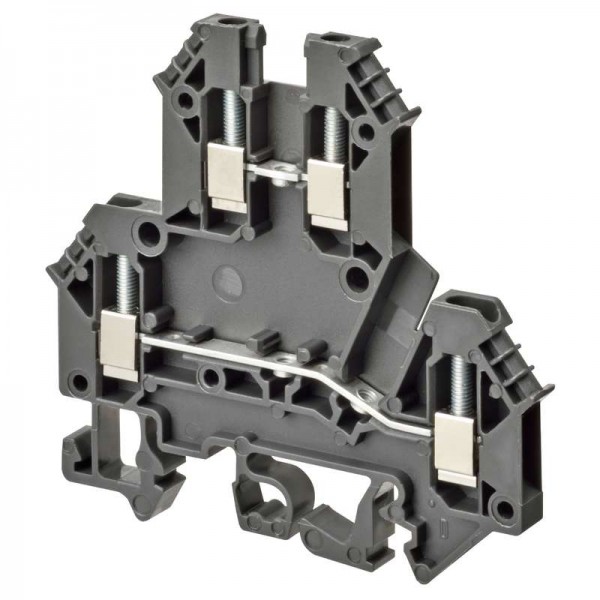  Клемма винтовая XW5TS25112 2.5кв.мм 1п 2-х рядная 800В 24А черн. Omron 669326 
