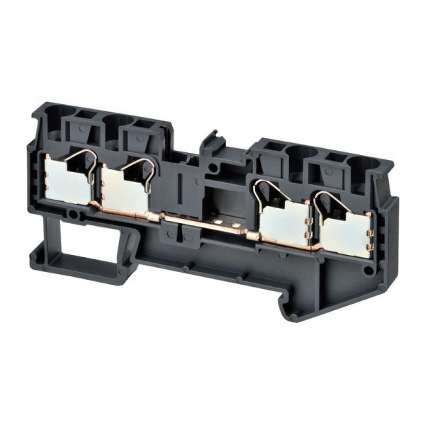  Клемма XW5TP40221 Push-in Plus 4.0кв.мм 4п 2-х рядная 1000В 179А черн. Omron 676115 