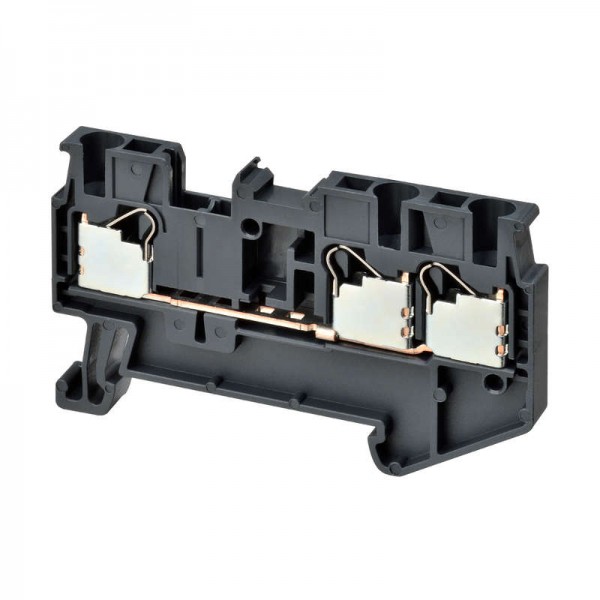  Клемма XW5TP25121 Push-in Plus 2.0кв.мм 4п 2-х рядная 1000В 179А черн. Omron 676107 