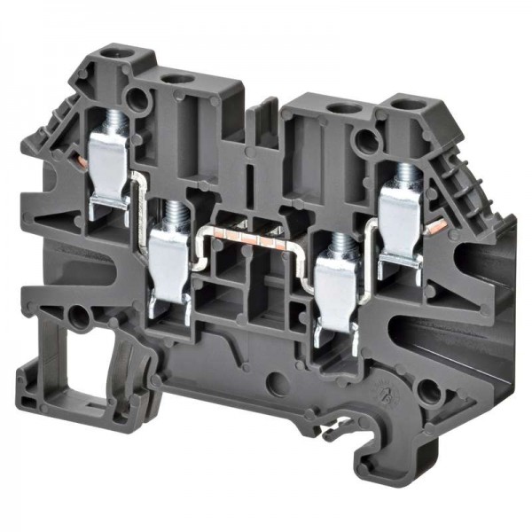  Клемма винтовая XW5TS40221 4.0кв.мм 3п 2-х рядная 800В 32А черн. Omron 669281 
