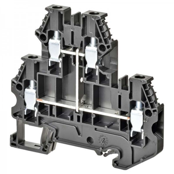  Клемма винтовая XW5TS40112V 4.0кв.мм 1п 2-х рядная 800В 32А черн. Omron 669251 