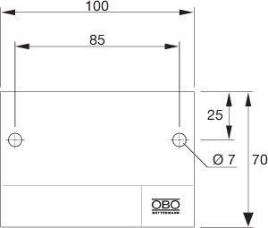  Табличка маркировочная KS-FSB DE OBO 7203140 