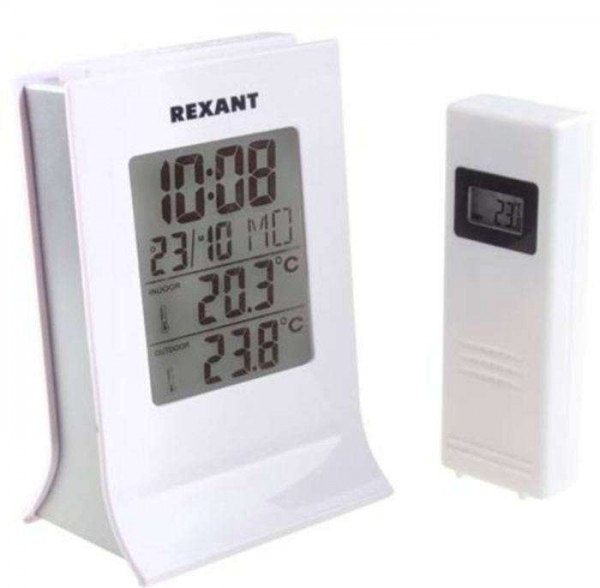  Метеостанция с беспроводным выносным датчиком Rexant 70-0595 