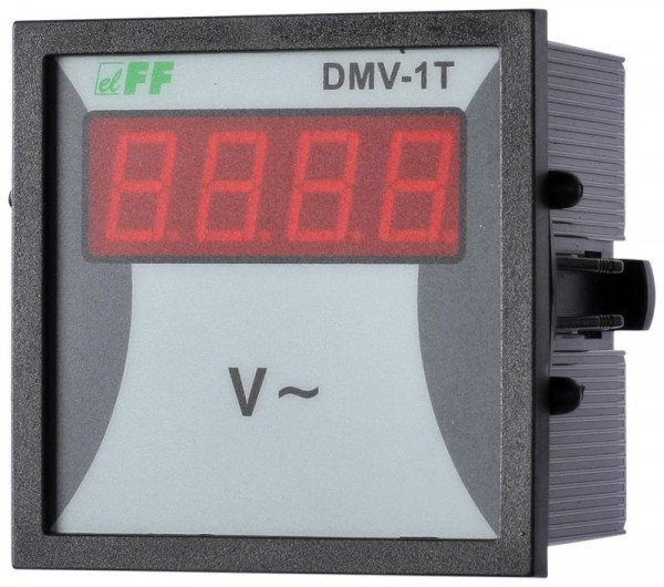  Указатель напряжения DMV-1T (1ф Uизм. 12-600В AC Uпит. 150-240В АС монтаж на панель IP20) F&F EA04.007.050 
