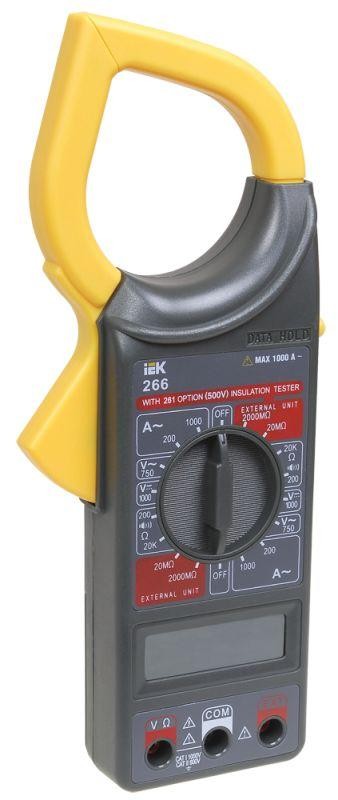  Клещи токоизмерительные Expert 266 ИЭК TCM-1S-266 