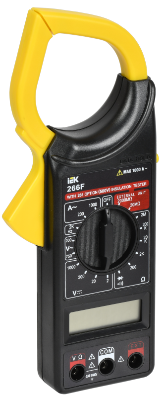  Клещи токоизмерительные Expert 266F IEK TCM-1F-266 