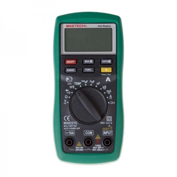 Мультиметр универсальный MS8221C Mastech 13-2056 