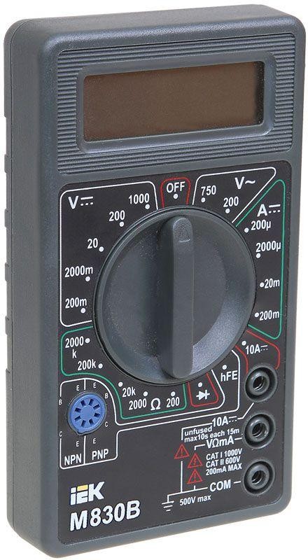  Мультиметр цифровой Universal M830B ИЭК TMD-2B-830 