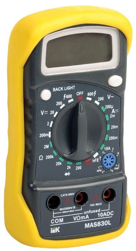  Мультиметр цифровой Master MAS830L ИЭК TMD-3L-830 