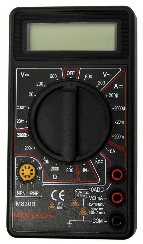 Мультиметр портативный M830B Mastech 13-2001 