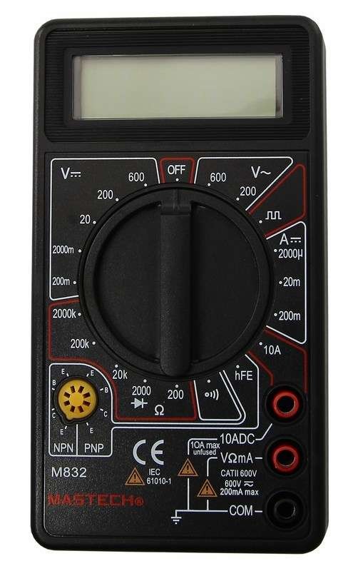  Мультиметр портативный M832 Mastech 13-2003 