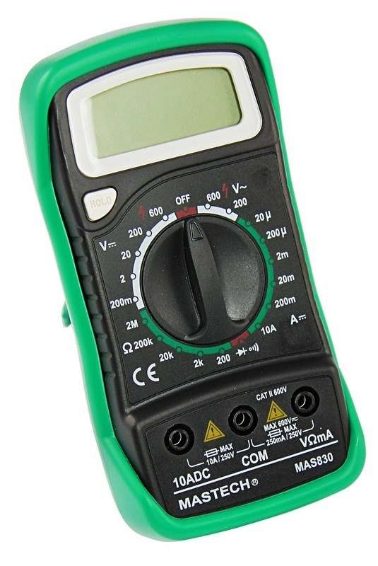  Мультиметр портативный MAS830B Mastech 13-2010 