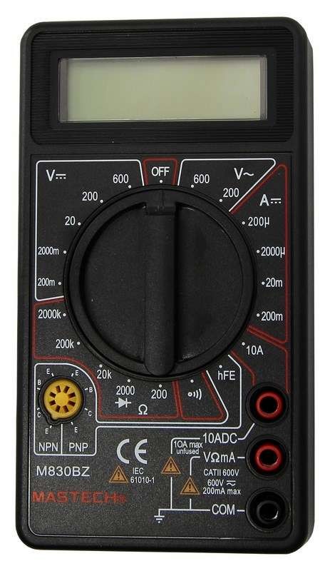  Мультиметр портативный M830BZ Mastech 13-2002 