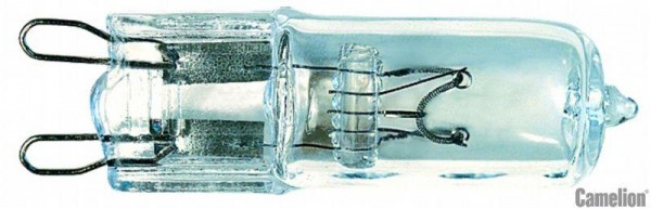  Лампа галогенная 60Вт капсула G9 2850К 240В мат. Camelion 5557 