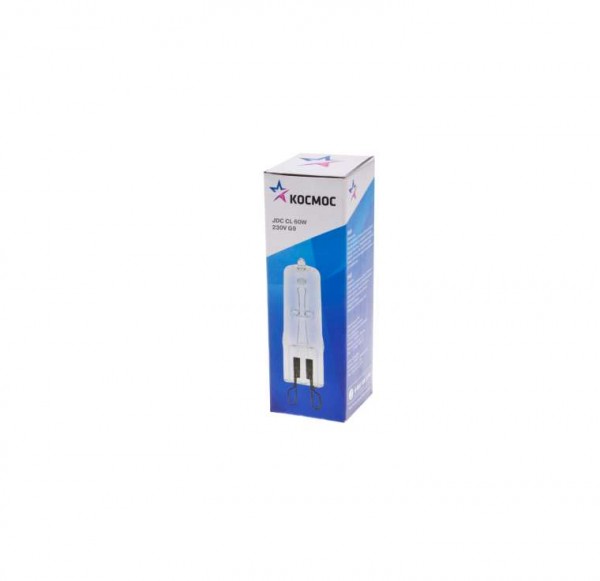  Лампа галогенная JDC 60Вт капсула G9 3000К 240В CL КОСМОС LKsmJDC220VCL60W 