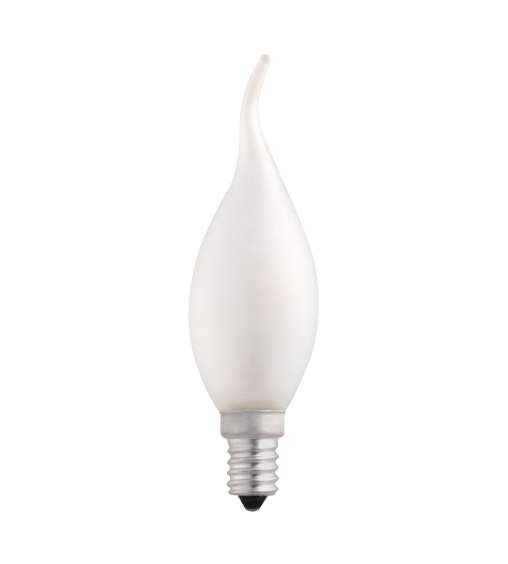  Лампа накаливания CT35 60W E14 frosted "Свеча на ветру" JazzWay 3321482 