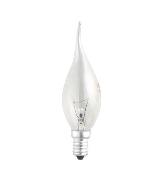  Лампа накаливания CT35 60W E14 clear "Свеча на ветру" JazzWay 3321468 