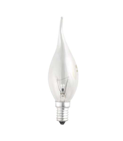  Лампа накаливания CT35 40W E14 clear "Свеча на ветру" JazzWay 3321451 