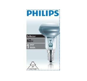  Лампа накаливания Refl 60Вт E14 230В NR50 30D 1CT/30 Philips 923348744206 